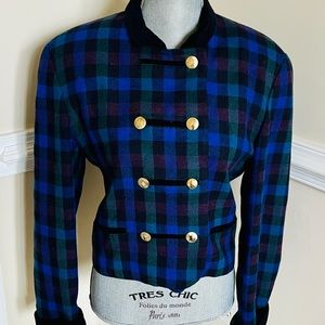 Vintage Pendleton Blazer Plaid Blazer